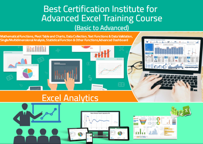 Job Oriented Excel Training, Delhi, Noida, Ghaziabad, MIS Course, VBA Macros SQL, Free MNC Placement,