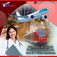 Choose Air Ambulance Service in Dibrugarh with Round-The-Clock Availability by Medilift Choose Air Ambulance Service in Dibrugarh with Round-The-Clock Availability by Medilift