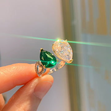 Buy Alexandrite Rings With Moissanite – Rosery Poetry