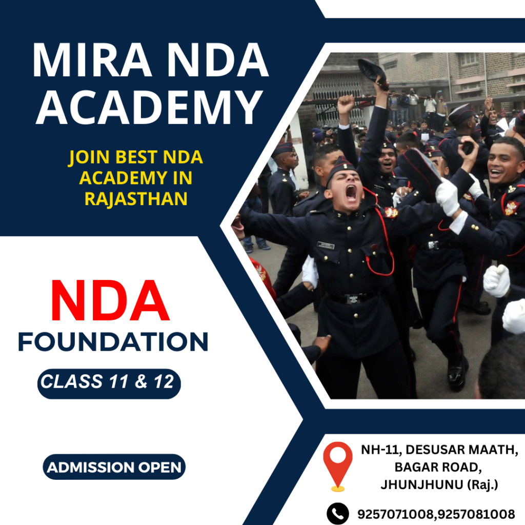 Best NDA coaching in Jhunjhunu- Mira NDA Academy