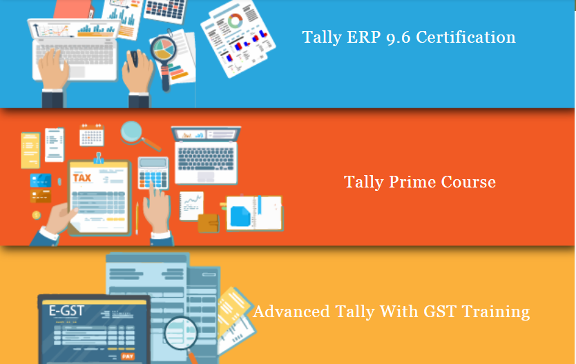 Tally Certification Course in Delhi, 110006, 100% Job Guarantee, Free SAP FICO Training in Noida, Best GST, Accounting Job Oriented Training  in Laxmi Nagar [Update Skills in ’24 for Best GST, Salary] GST Portal Practical Certification Course,