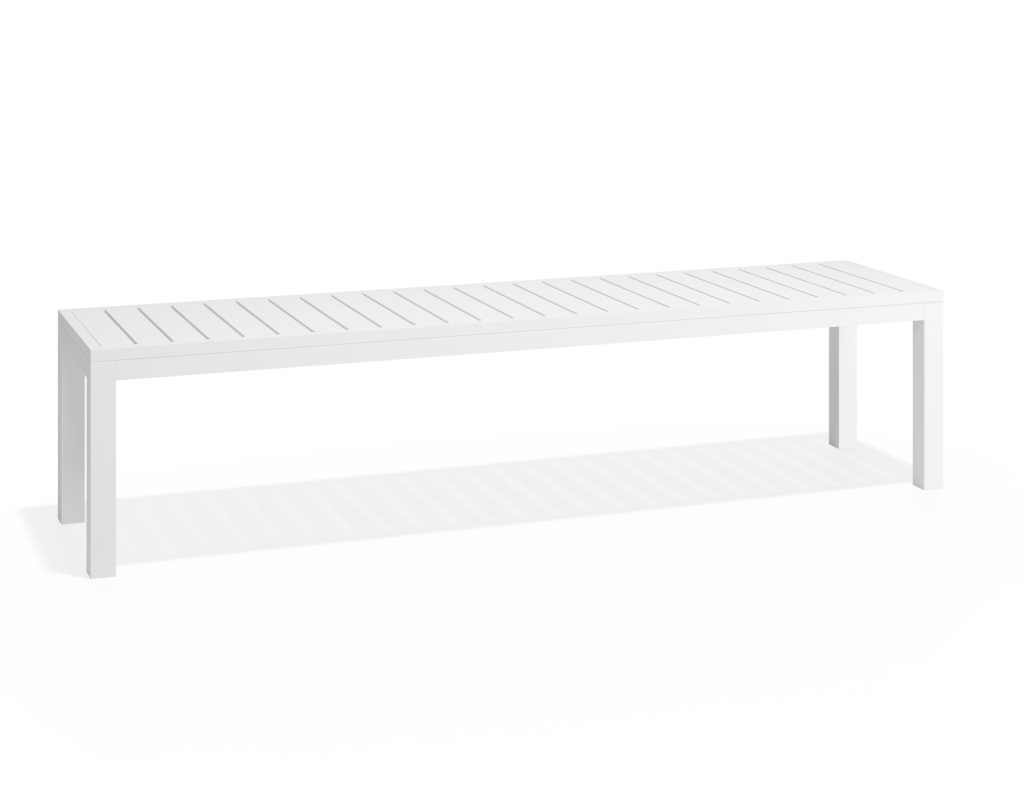 Elegant Halki Bench Seat – Outdoor – 190cm – White Elegant Halki Bench Seat – Outdoor – 190cm – White
