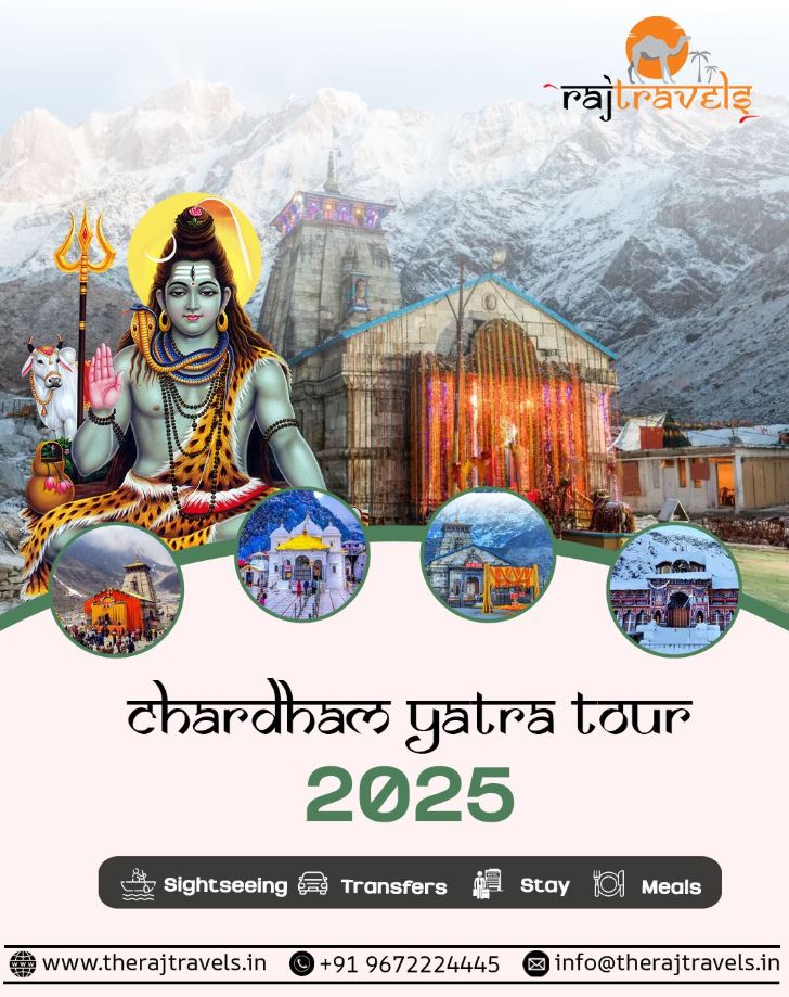 Jaipur to Chardham Yatra Tour – Raj Travels