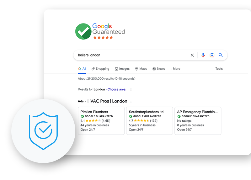 Google Guarantee Set Up