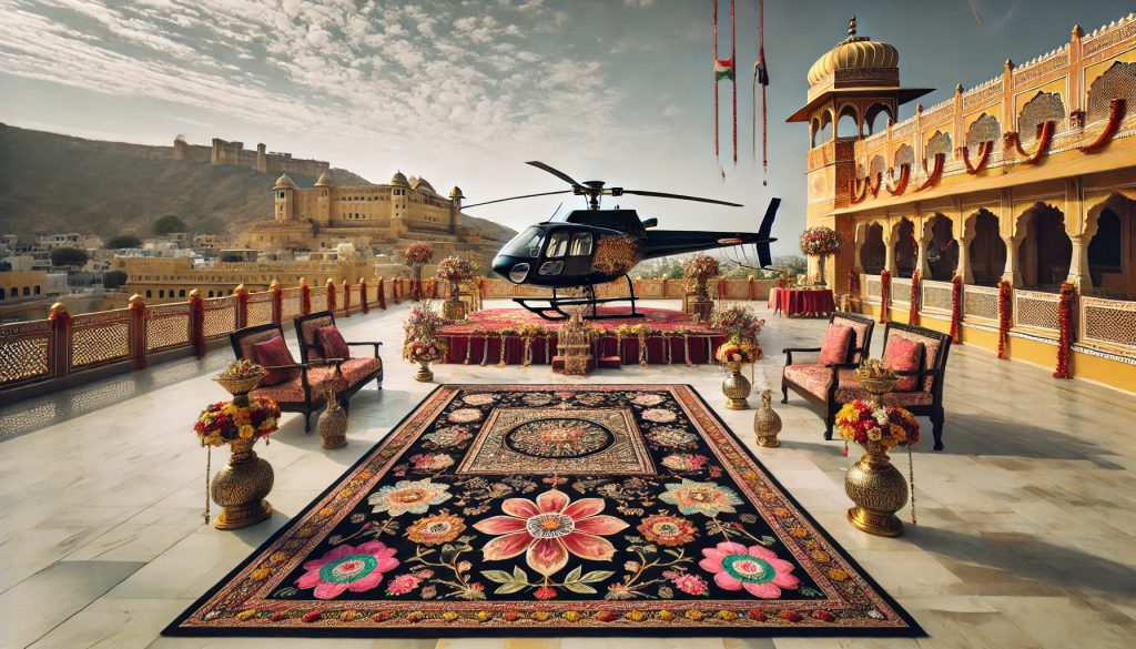 Helicopter Service in Jaipur | Helicopter for Flower Dropping in Jaipur