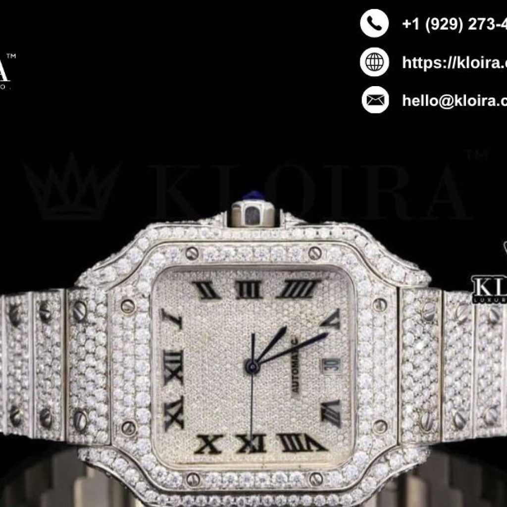 Add timeless charm wearing an elegant Cartier Moissanite Watch today