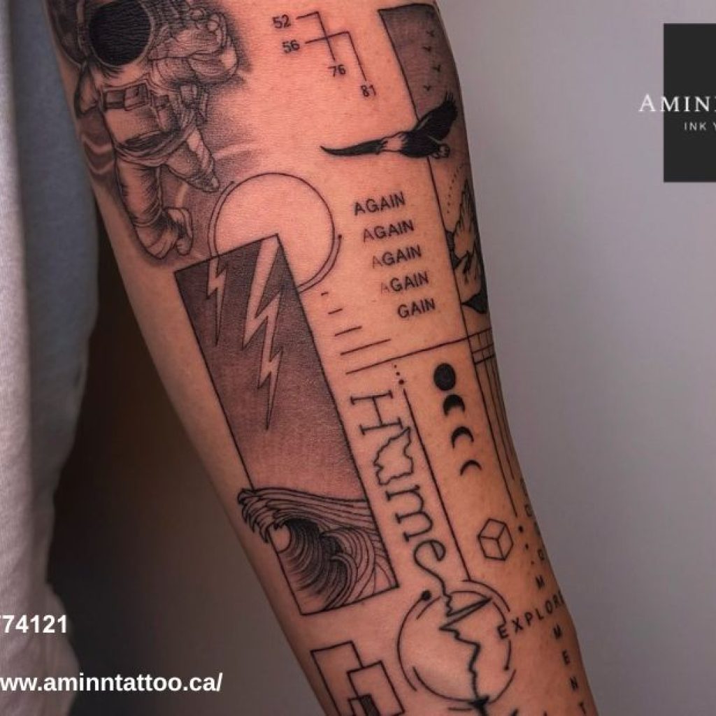 Fine Line Tattoo In West Vancouver | Aminntattoo.ca