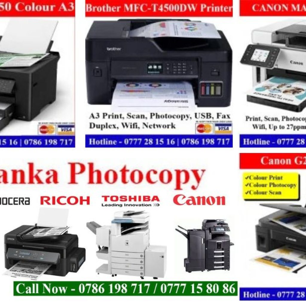 Top Choices for Photocopy Equipment in Sri Lanka