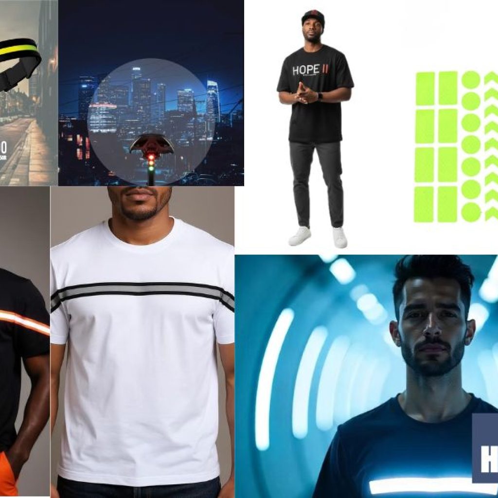 Stay Safe and Stylish: Reflective Activewear Tee for Men
