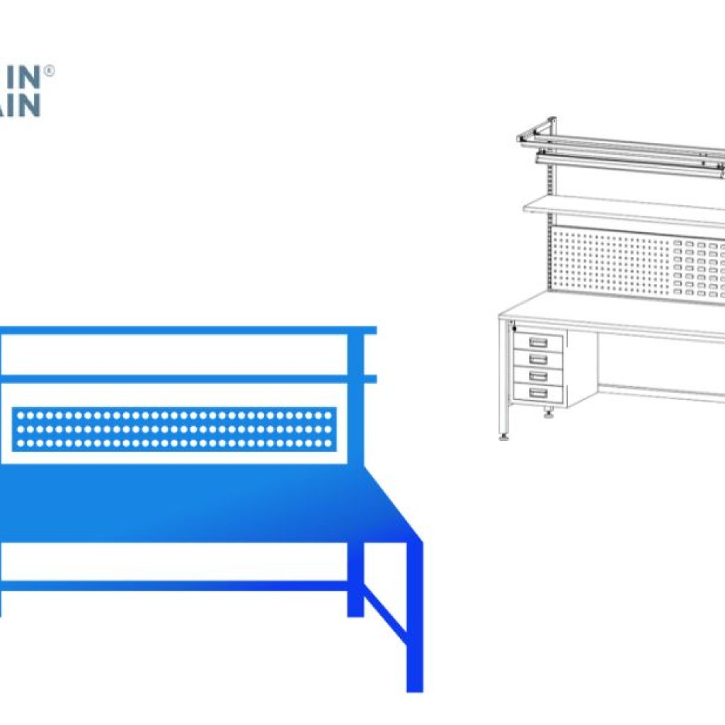 Precision QC Station: Sturdy, efficient inspection workbench