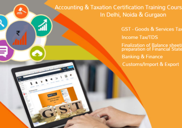 GST Certification in Delhi, Noida, Ghaziabad by SLA Institute, 100% Job, Free ITR/TDS Course, Free Demo Classes