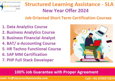 Microsoft MIS Training Course in Delhi, MIS Training in Ghaziabad, MIS Institute in Ghaziabad, 100% Job[Grow Skill in ’24] – SLA Analytics and Data Science Certification Institute, get IBM Certification,