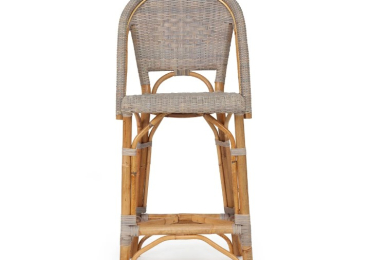 Elegant Sorrento Counter Stool – Washed Grey for Stylish Spaces