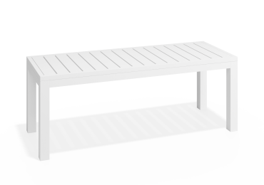 Elegant & Durable Halki Bench Seat – Outdoor – 120cm – White